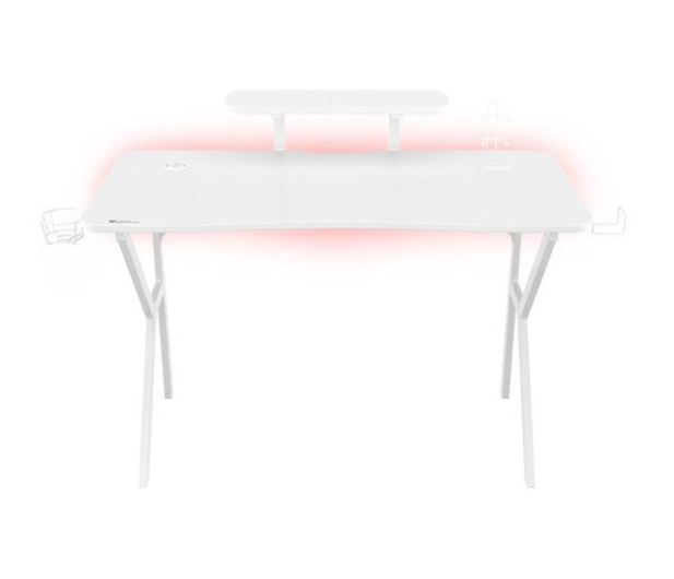 Genesis Biurko gamingowe HOLM 320 RGB białe - 1077883 - zdjęcie